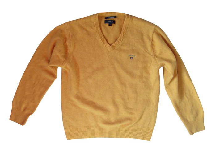Autre Marque Knitwear Mustard Wool  ref.35557