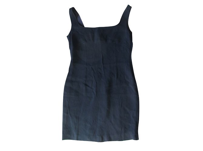 Max Mara Schwarzes Kleid aus Acetat