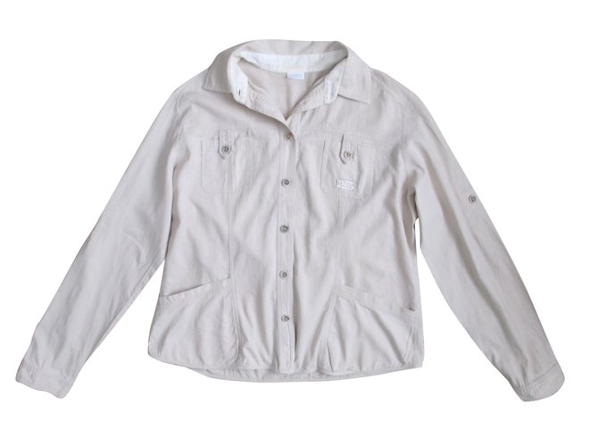 La Perla blusa Fora de branco Linho  ref.35563