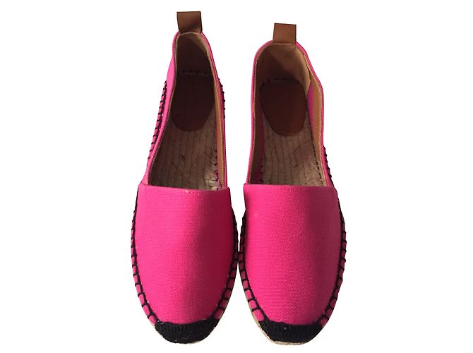 Flamingos Espadrilles Fuchsia Baumwolle Größe 36 Pink