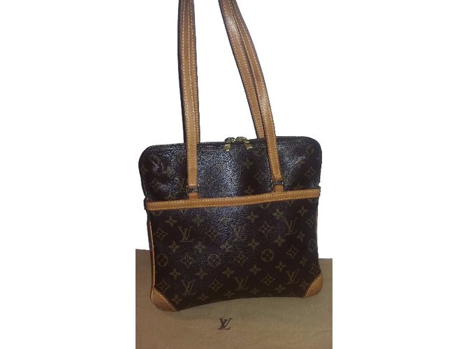Louis Vuitton Handbag Brown Leather  ref.35668