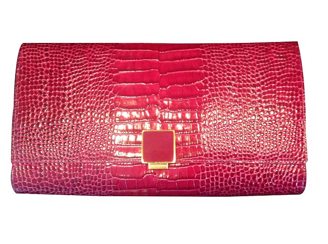Smythson Sac de voyage Rose Rouge