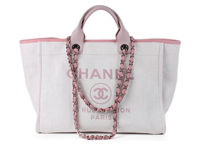 Chanel Deauville Rosa Sintético  ref.35756
