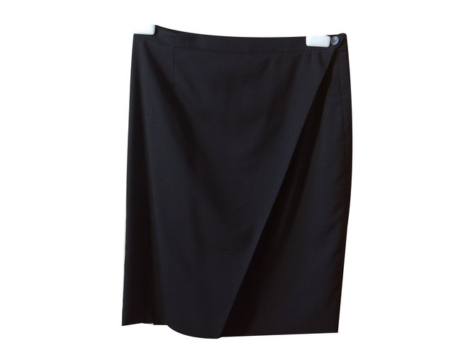 Kenzo Skirt Black Wool  ref.35826