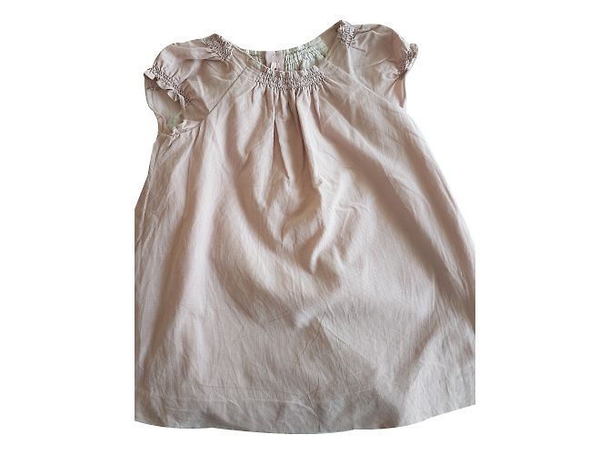 Robe Bonpoint Rose en Coton 2 Ans