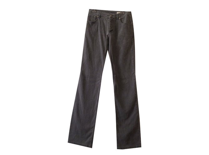 Balenciaga Pants, leggings Grey Velvet  ref.35876