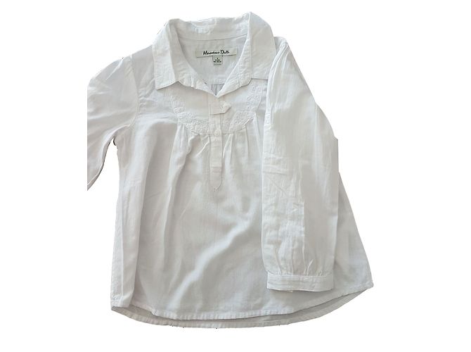 Camicetta in cotone bianca Massimo Dutti 2 anni Bianco