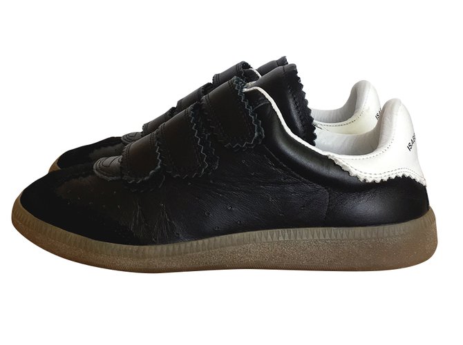 Isabel Marant Etoile Sneakers Black Leather  ref.36127