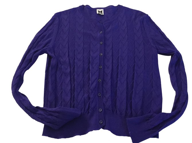 Missoni Knitwear Blue Wool  ref.36153