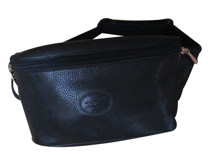 Longchamp Bag Briefcase Black Leather  ref.36186