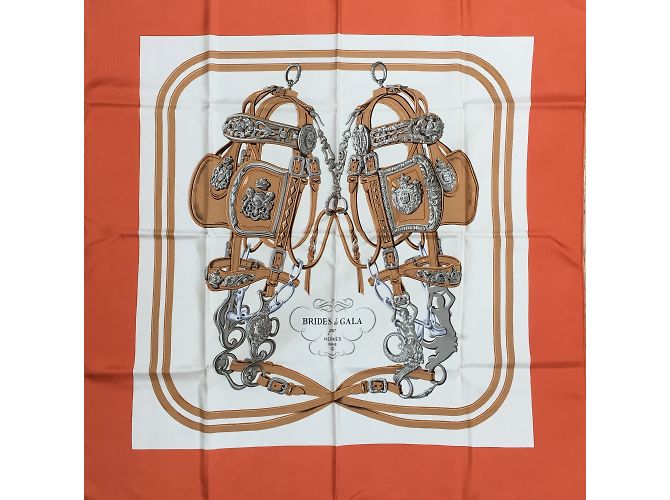 Hermès BRIDES de GALA Laranja