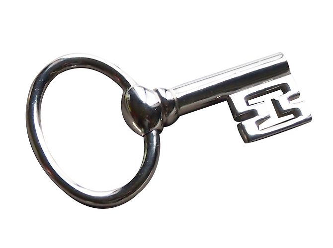 Hermès Bag charm Silvery