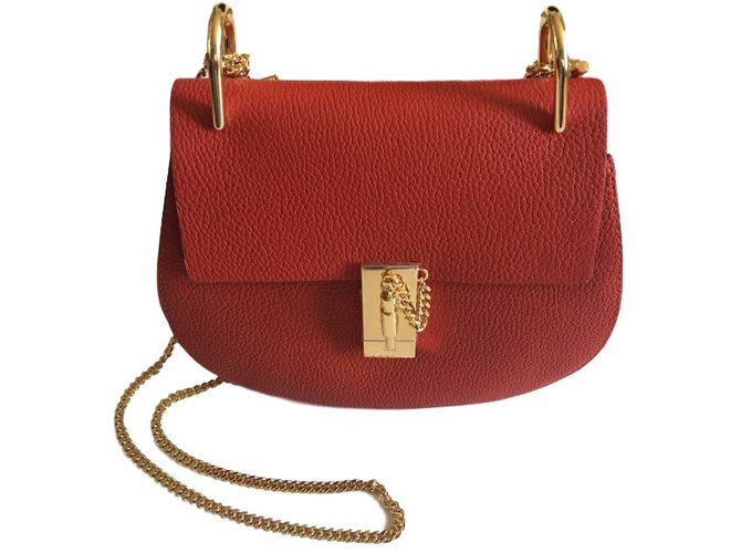 Chloé Handbag Red Leather  ref.36301