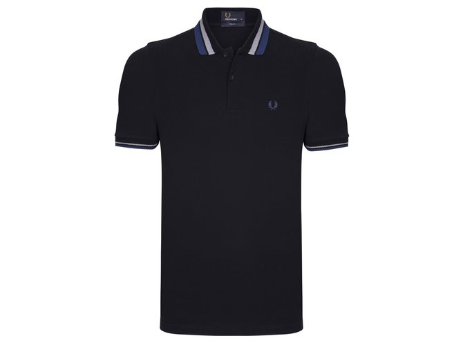 Fred Perry Polos Coton Noir  ref.36303