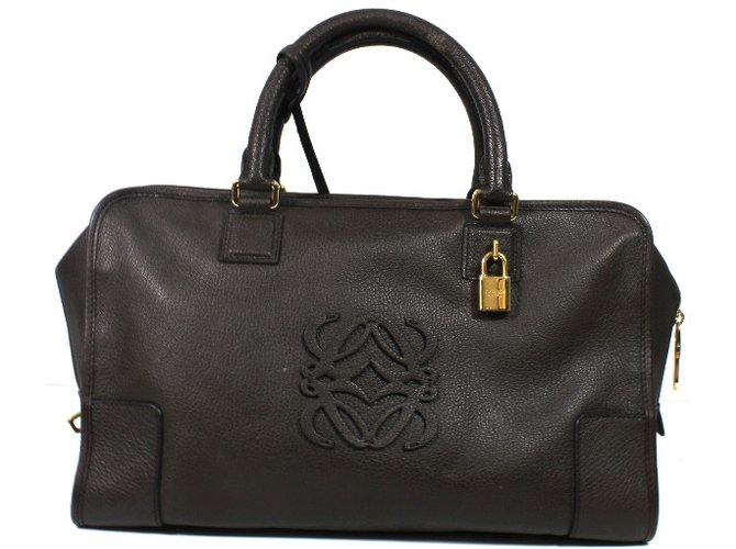 Loewe Amazona Bag Brown Leather  ref.36309