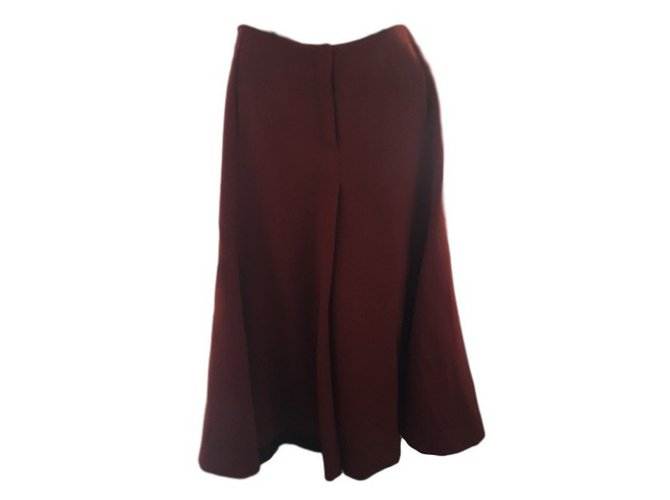Céline Culotte trousers Dark Wool Elastane Polyamide ref.36311 - Joli Closet