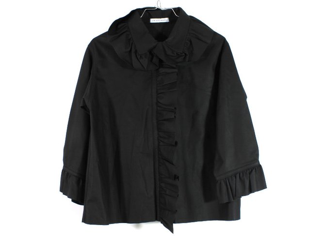 JW Anderson Leather Blouse Black  ref.36388