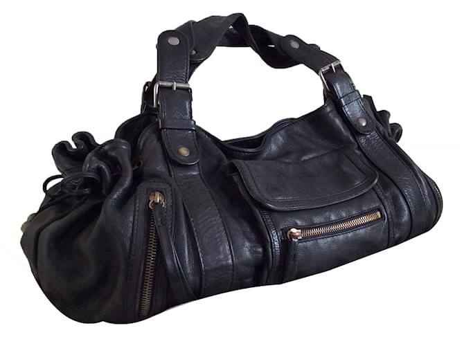 Gerard Darel Handbags Black Leather  ref.36428