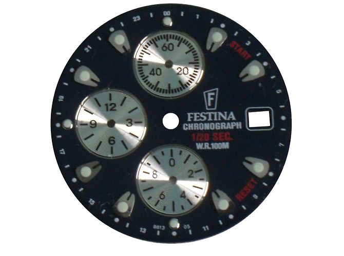 Autre Marque Orologio Festina Chronograph 3711 Argento e Blu