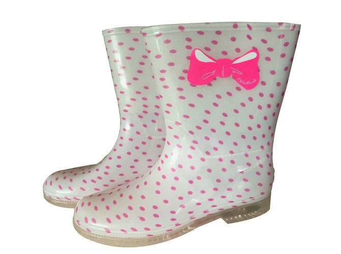 Billieblush Boots Pink Rubber  ref.36594