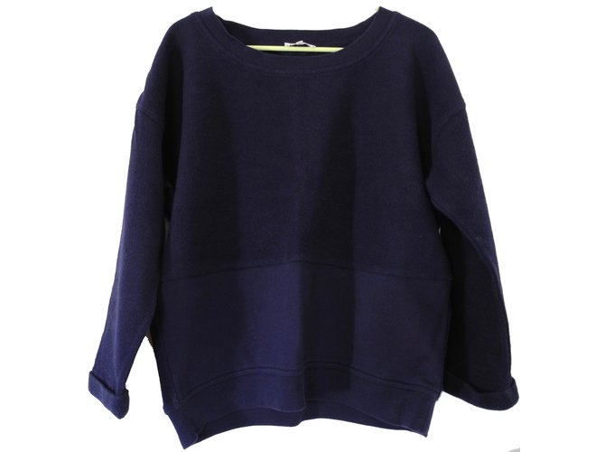 Claudie Pierlot Knitwear Blue Cotton  ref.36687