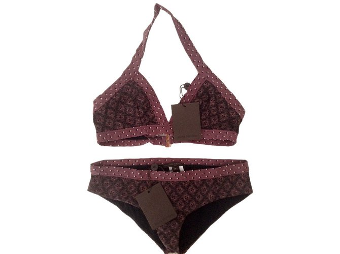 Louis Vuitton Swimsuit two new pieces Purple Polyamide ref.36764
