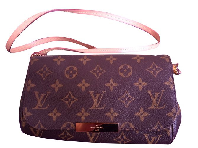 Louis Vuitton Favorite MM Monogram Canvas Cluth Bag Handbag