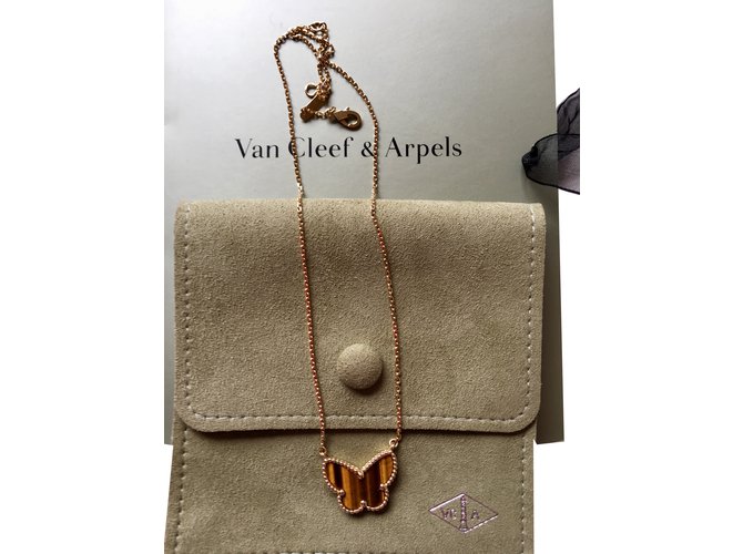 Van Cleef & Arpels Necklace Light brown Yellow gold  ref.36892