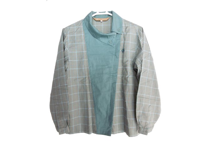 Blusa abbottonata di Christian Dior Sports Beige Cotone  ref.36914