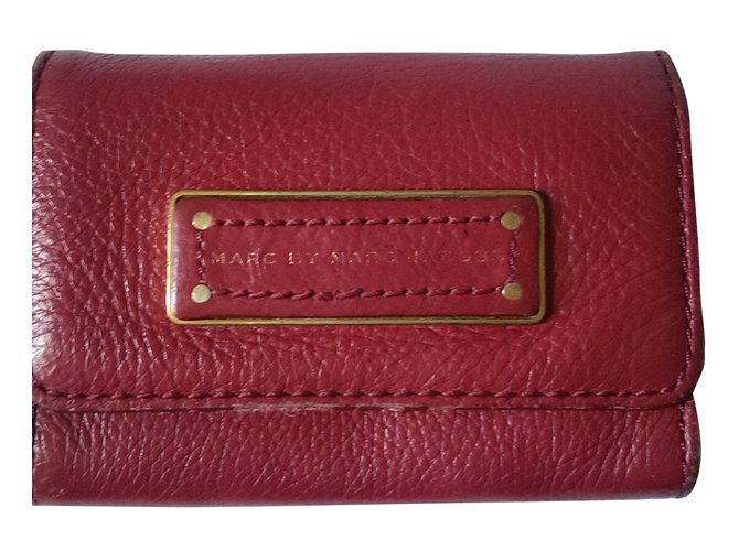 Marc by Marc Jacobs Petite maroquinerie homme Cuir Rouge  ref.36983