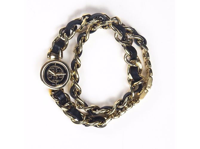 Tory Burch forrado alrededor de reloj