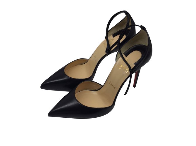 Christian Louboutin Uptown Black Leather  ref.37248