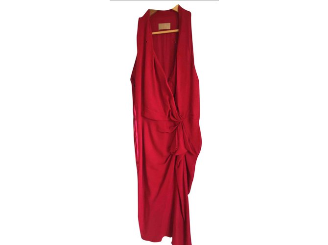 Lanvin Dresses Pink Silk  ref.37277