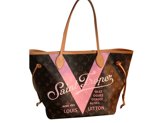 Neverfull Louis Vuitton Handbag Cloth  ref.37292