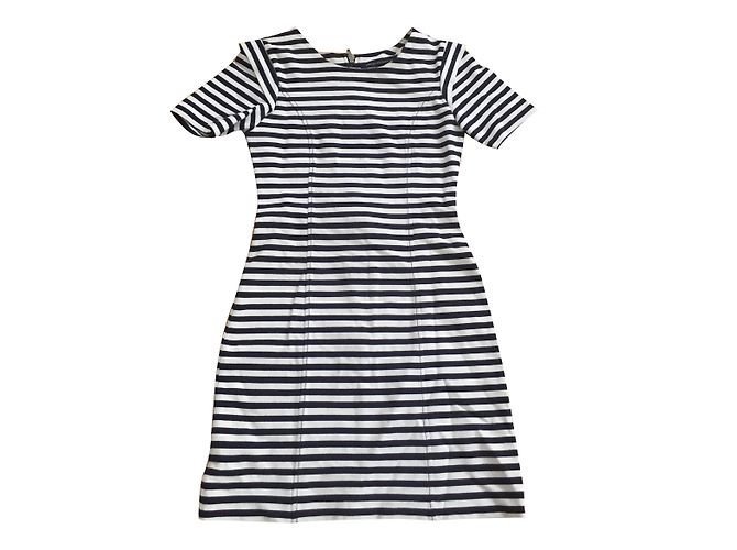 French Connection Sommerkleid aus Viskose Zebra Print Zebra-druck