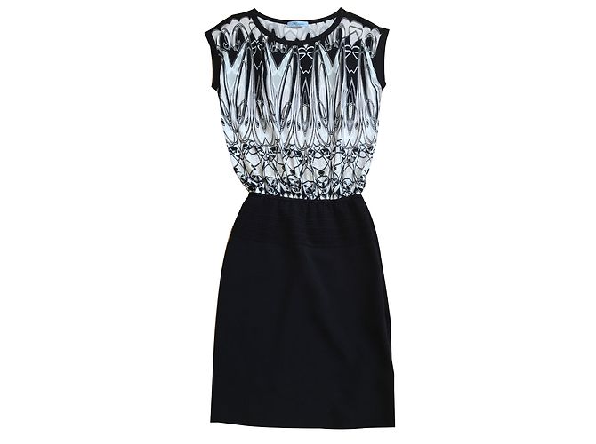 Vestido Blumarine de viscose Multicor