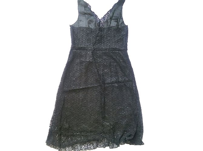 Philosophy Di Alberta Ferretti Kleid aus schwarzer Spitze