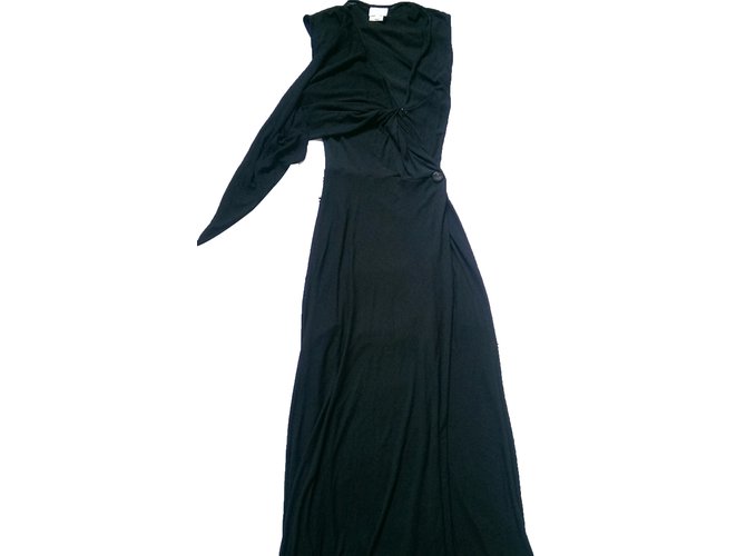 Vivienne Westwood Vestido Negro Acrílico  ref.37523
