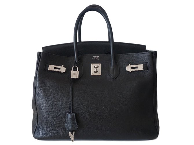 Hermès Birkin 35 Nero Pelle  ref.37538