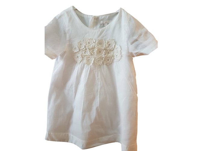 Chloé Dress White Cotton  ref.37613