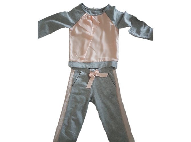Chloé Outfits Pink Grey Cotton  ref.37620
