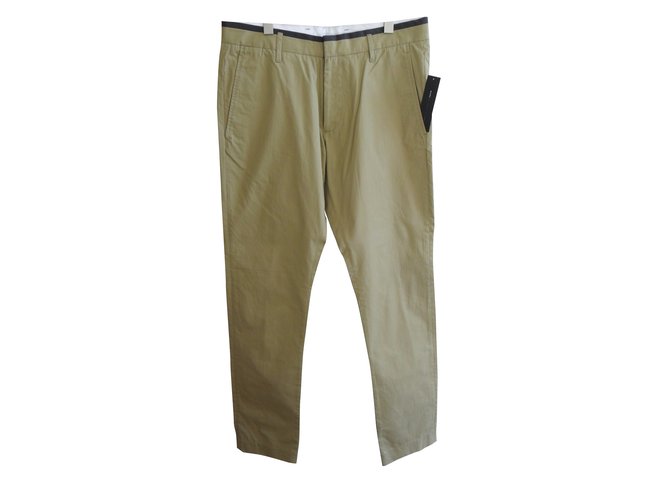 MARC BY MARC JACOBS MEN'S CHINOS PANTS Beige Cotton  ref.37635