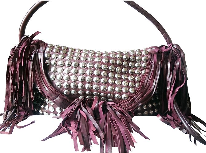Sonia Rykiel Albert Lammledertasche Pflaume
