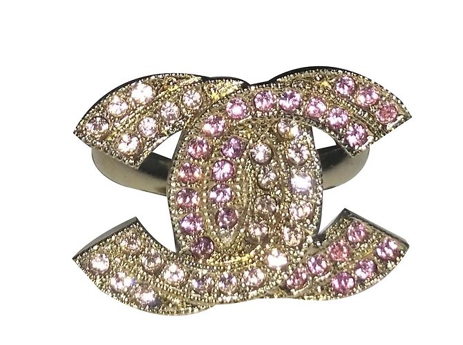 Chanel Ring Golden Metall