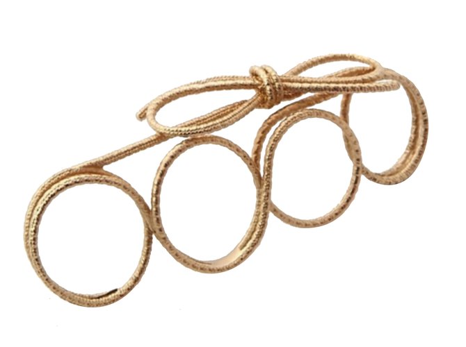 Christian Dior Ring Golden Stahl  ref.37801