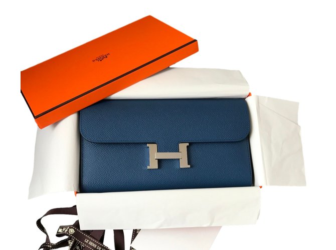 Hermès Constance Blue Leather  ref.37927
