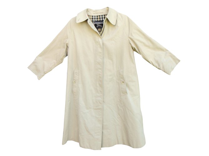 Burberry Trench coats Beige Cotton  ref.37955