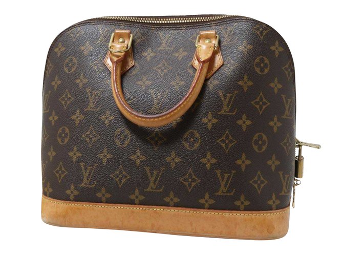 Louis Vuitton Alma Brown Leather  ref.37980