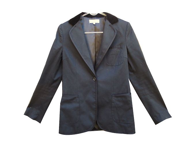 Paul & Joe Jacke aus Baumwolle Schwarz 38