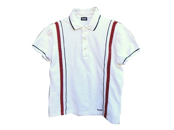 Polo Dolce & Gabbana Branco de Algodão Tamanho M